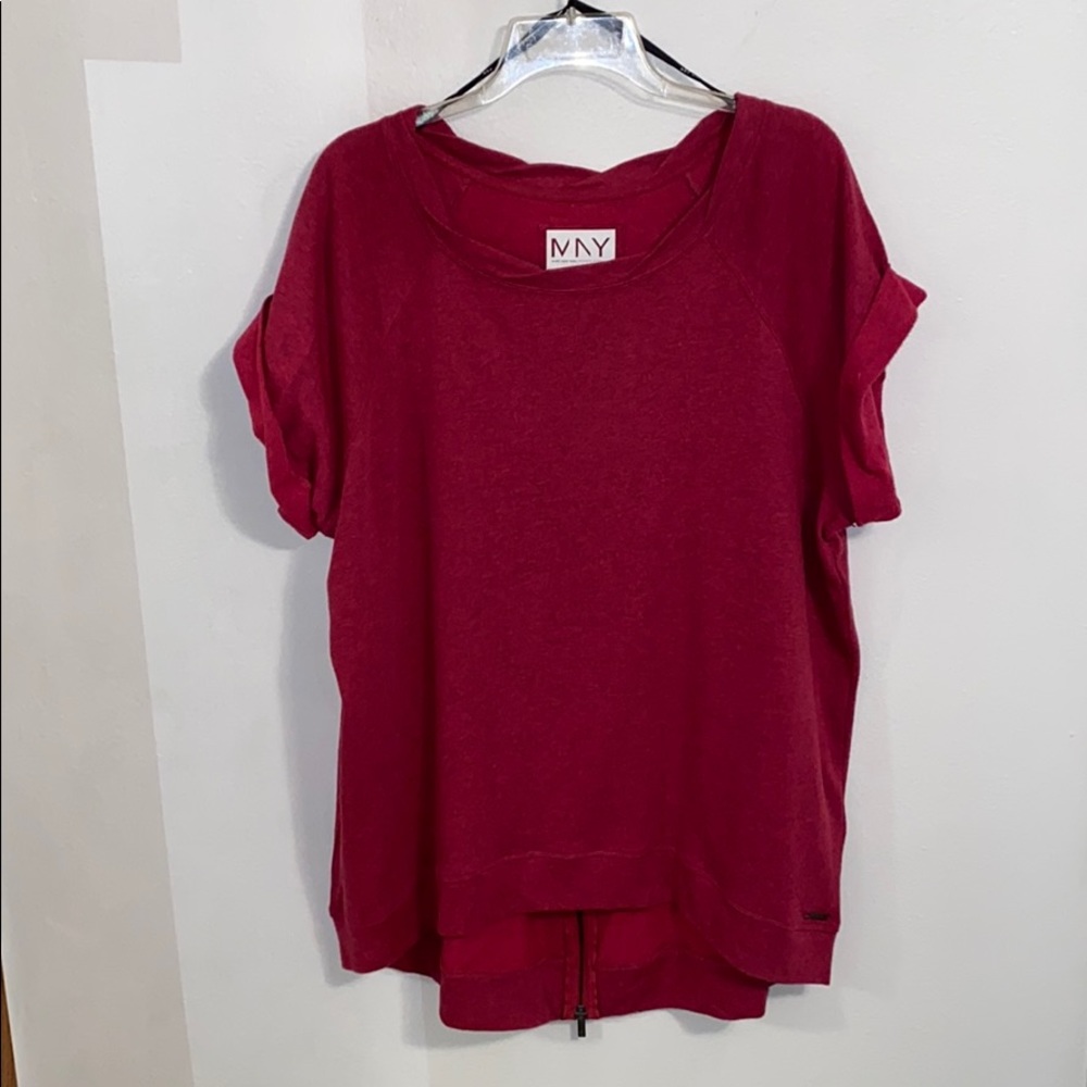 Raspberry Short Sleeve Sweatshirt 1x
